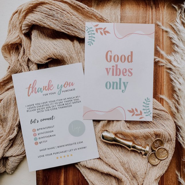 Rainbow Business - tackkort Tack Kort (Rainbow Business Thank You Card)