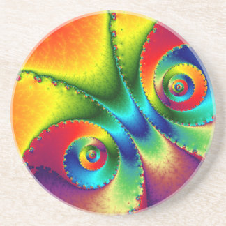 Rainbow Butterfly Abstrakt Underlägg