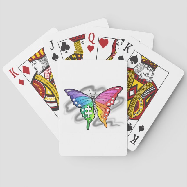 Rainbow Butterfly Casinokort (Baksidan)