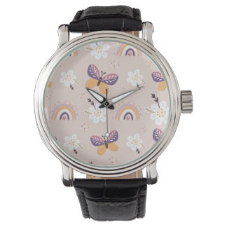 Rainbow Butterfly eWatch Watch Watch Armbandsur