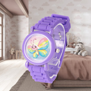 Rainbow Butterfly eWatch Watch Watch Armbandsur