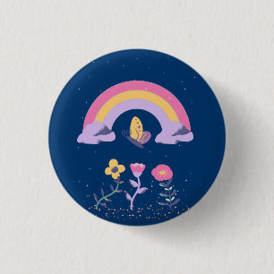 Rainbow Butterfly Flowers Cloud Knapp