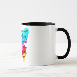 RAINBOW BUTTERFLY JOHN 3:16 DESIGN MUGG