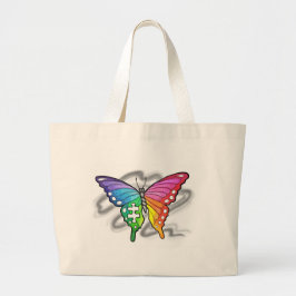Rainbow Butterfly Jumbo Tygkasse