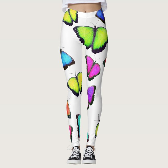 Rainbow Butterfly Leggings (Framsida)