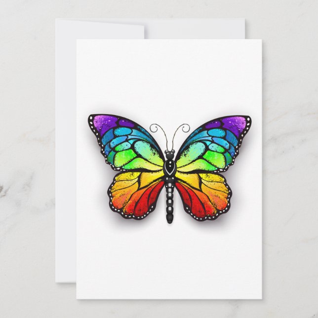 Rainbow butterfly Monarch (Framsida)