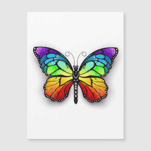 Rainbow butterfly Monarch (Framsida)