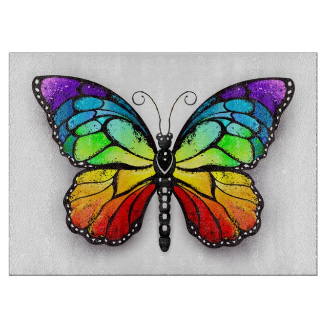 Rainbow butterfly Monarch (Framsidan)
