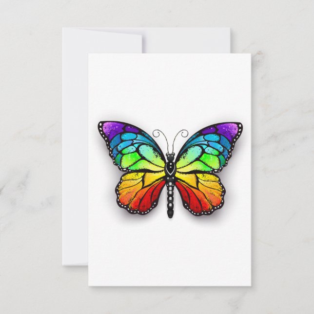 Rainbow butterfly Monarch (Framsida)