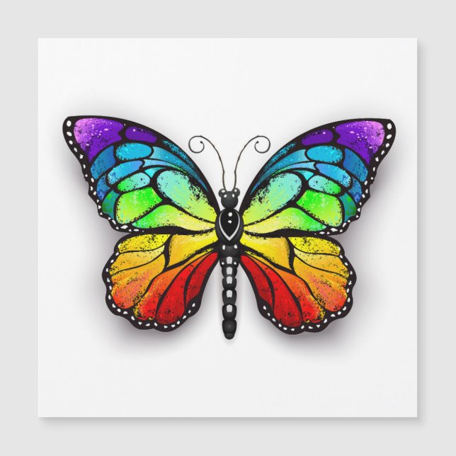 Rainbow butterfly Monarch (Framsida)