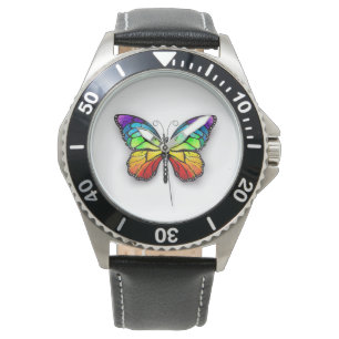 Rainbow butterfly Monarch Armbandsur