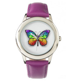 Rainbow butterfly Monarch Armbandsur