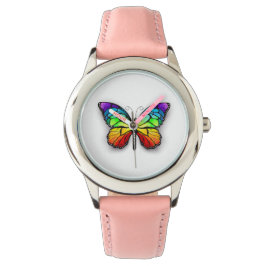 Rainbow butterfly Monarch Armbandsur