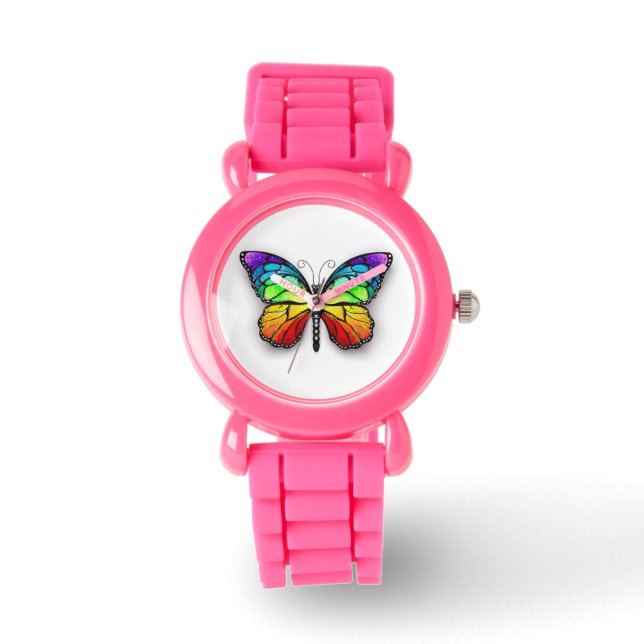 Rainbow butterfly Monarch Armbandsur (Framsida)