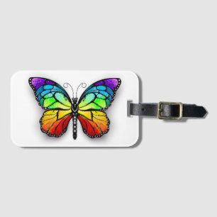 Rainbow butterfly Monarch Bagagebricka
