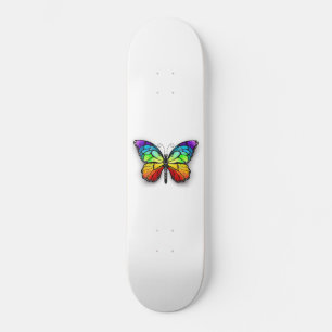 Rainbow butterfly Monarch Mini Skateboard Bräda 18,5 Cm