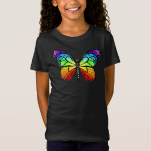 Rainbow butterfly Monarch T Shirt