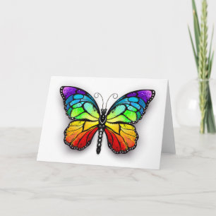 Rainbow butterfly Monarch Tack Kort