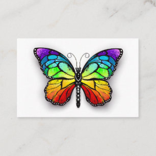 Rainbow butterfly Monarch Tidsbeställning Kort