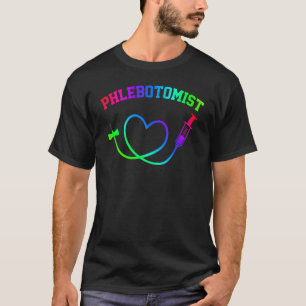 Rainbow Butterfly Nål Syringe Phlebotomist Appa T Shirt