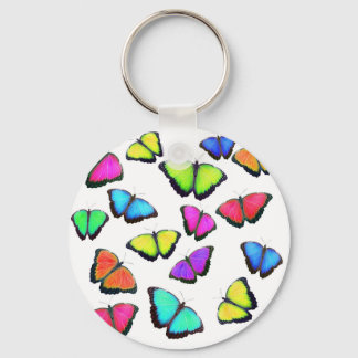 Rainbow Butterfly Nyckelring
