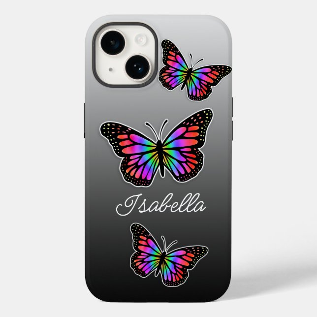 Rainbow Butterfly och Your Name Personlig (Baksida)