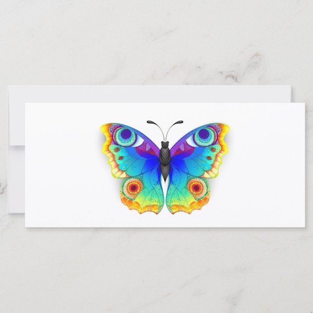 Rainbow Butterfly Peacock Öga (Framsida)