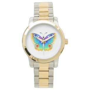 Rainbow Butterfly Peacock Öga Armbandsur