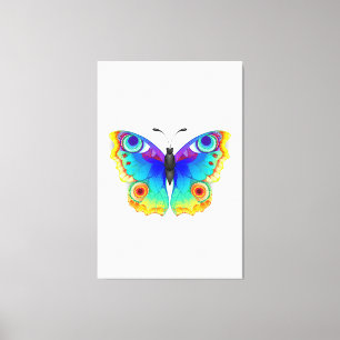 Rainbow Butterfly Peacock Öga Canvastryck
