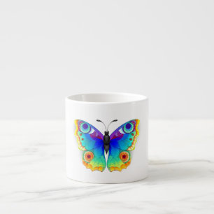 Rainbow Butterfly Peacock Öga Espressomugg
