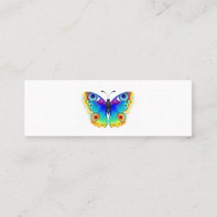 Rainbow Butterfly Peacock Öga Mini Visitkort