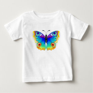Rainbow Butterfly Peacock Öga T Shirt
