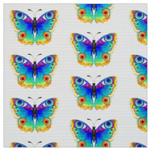 Rainbow Butterfly Peacock Öga Tyg