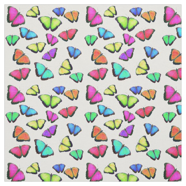 Rainbow Butterfly Tyg (Provkarta)