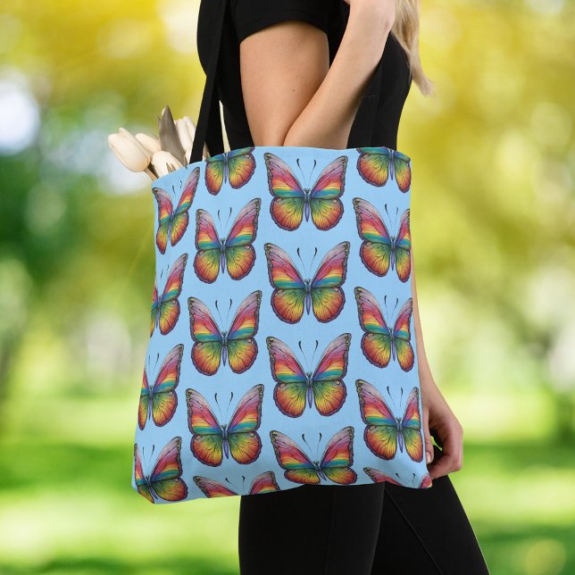 Rainbow Butterfly Tygkasse (Skapare uppladdad)