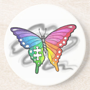 Rainbow Butterfly Underlägg