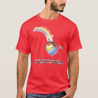 Rainbow Butterfly Unicorn Kitten T Shirt
