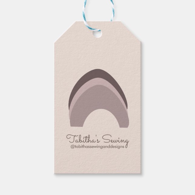 Rainbow C Boutique Clothing Storlek Pris hängning  Presentetikett (Framsidan)