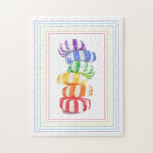 RAINBOW CANDY 11x14 Puzzle Pussel (Vertikal)