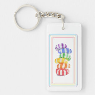 RAINBOW CANDY Acrylic Rectangchain