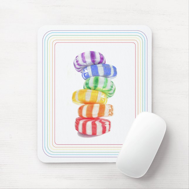 RAINBOW CANDY Mousepad Musmatta (Med mus)