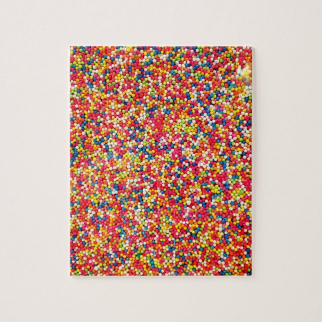 Rainbow Candy Sprinkle Mönster Pussel (Vertikal)