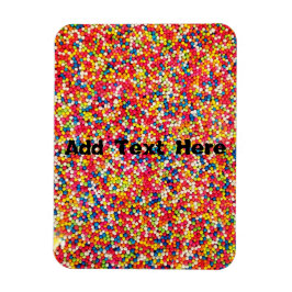 Rainbow Candy Sprinkles Magnet