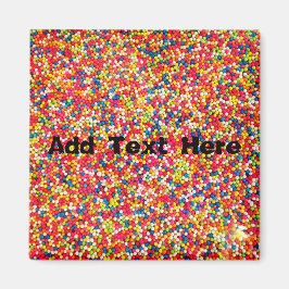 Rainbow Candy Sprinkles Magnet