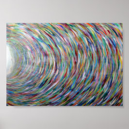 Rainbow Canvas Original Art Poster