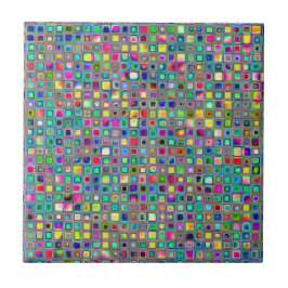 Rainbow 'Carnival' Textured Mosaic Tiles Mönster Kakelplatta