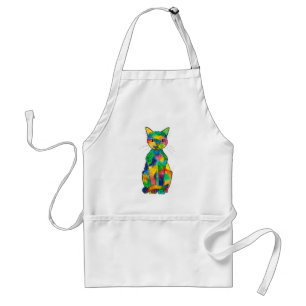 Rainbow Cat Apron Förkläde