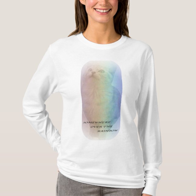 rainbow cat t shirt (Framsida)