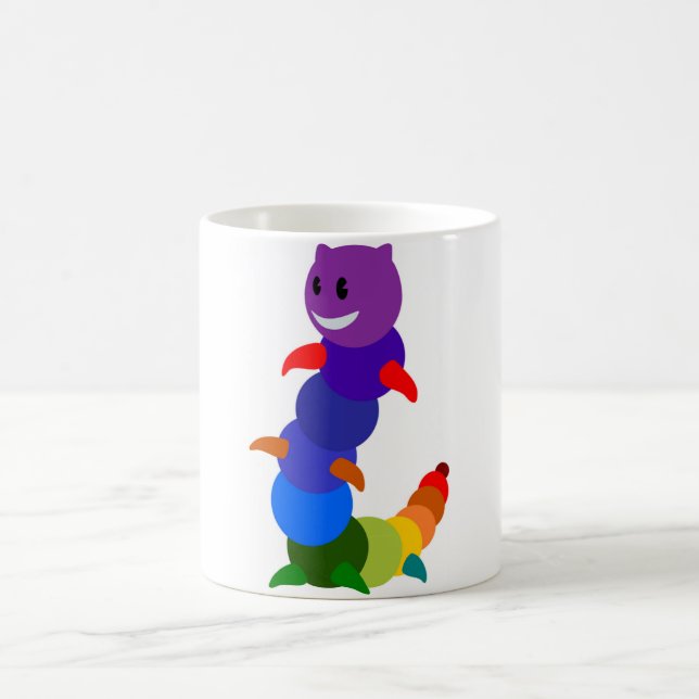 RAINBOW CATERPILLAR KAFFEMUGG (Center)