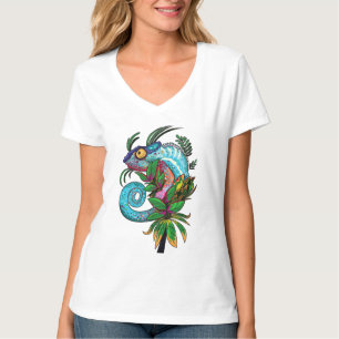 Rainbow Chameleon T Shirt
